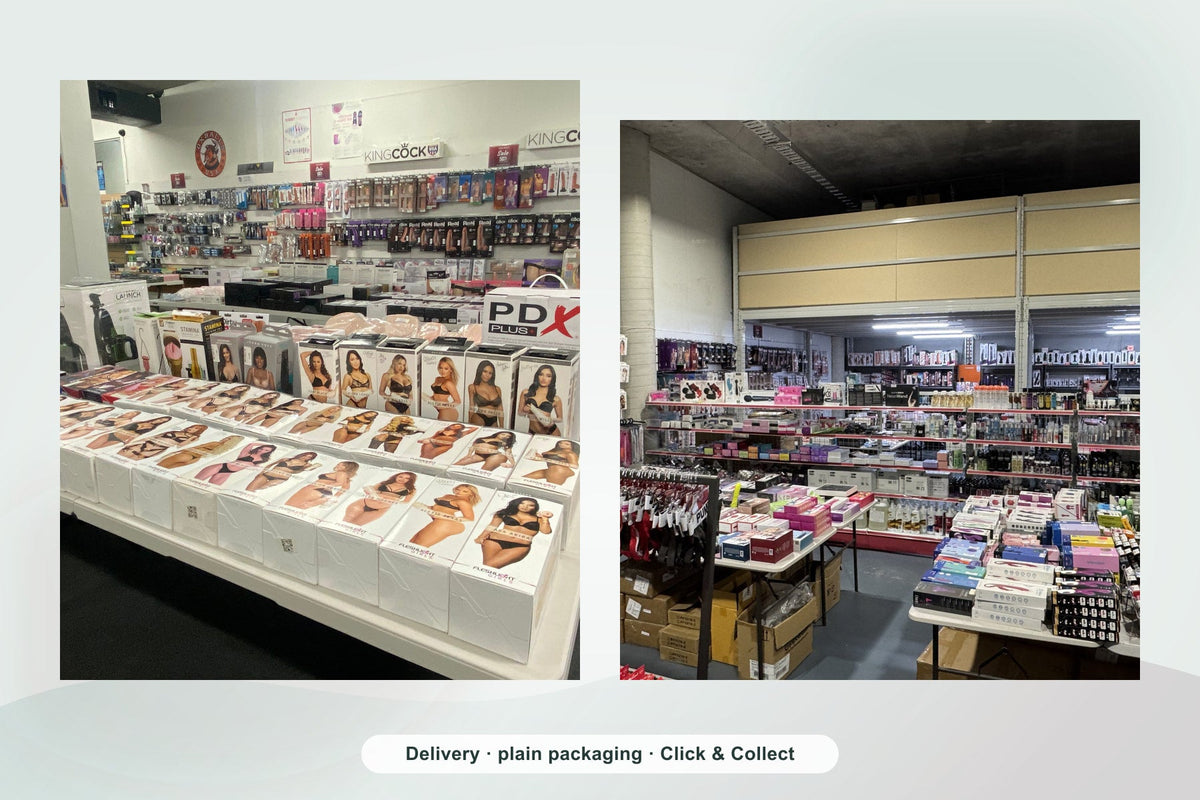 Delivery, discreet packaging and Click & Collect