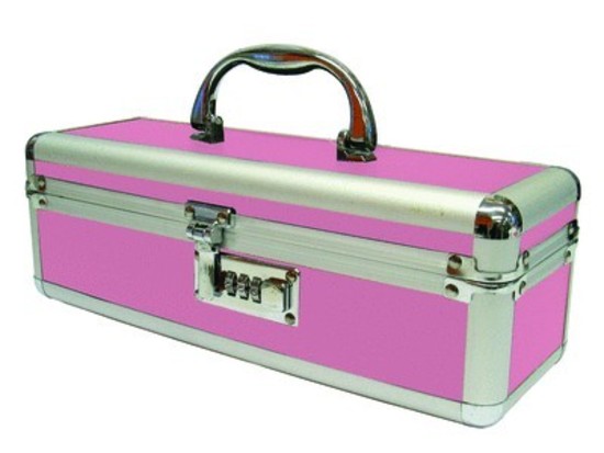 Large Lockable Vibrator Case - Black