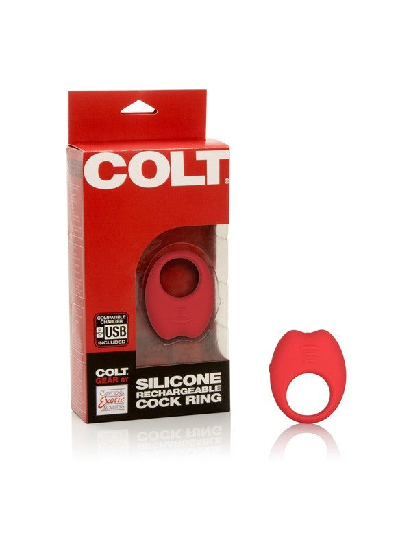 Silicone Rechargeable Taurus Enhancer - Red main image 0