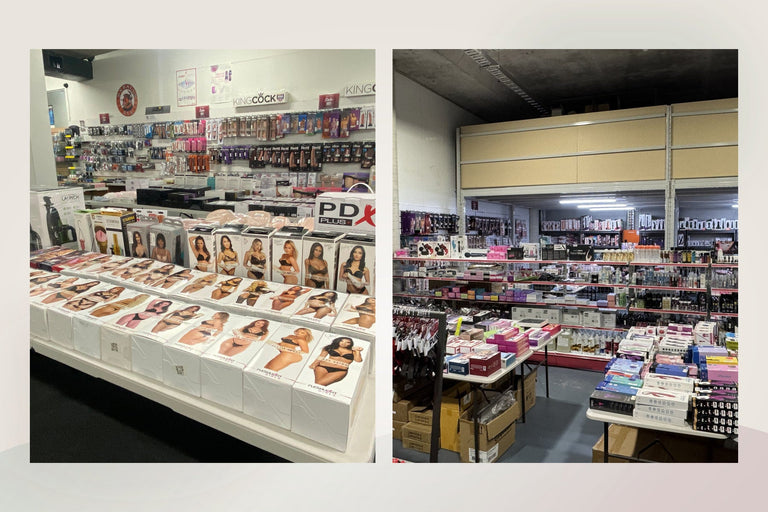 Inside the Adult Direct Alexandria and Rydalmere warehouse stores