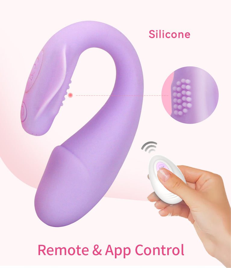Dolphin U Shape Couple Vibrator