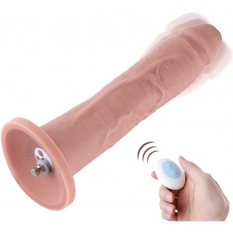 Hismith 10.2" Vibrating Silicone Dildo