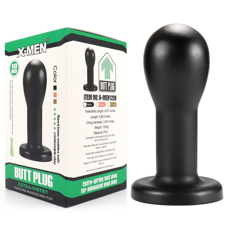 Extra-girthy 9.4 inch Anal Plug