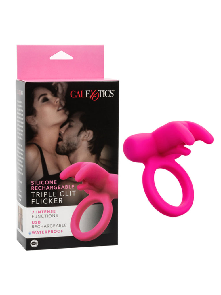 RECHARGEABLE TRIPLE CLIT FLICKER
