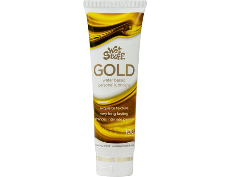 Wet Stuff Gold Water-Based Lubricant 100g Tube