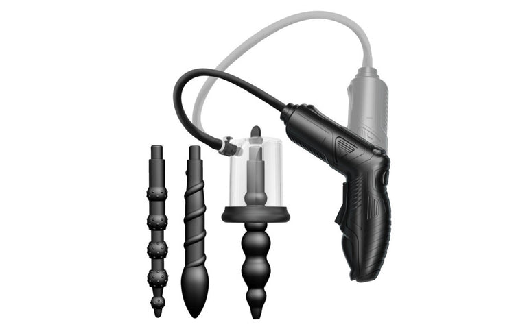 Automatic RoseBud Anal Pump and 3 Plug Pro Set
