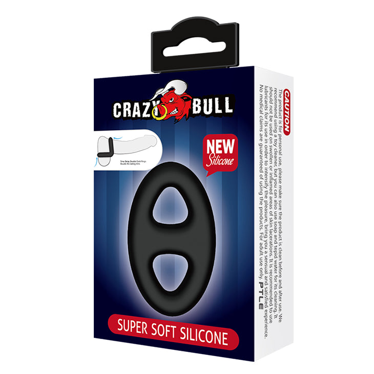 Super Soft Double Cock Ring