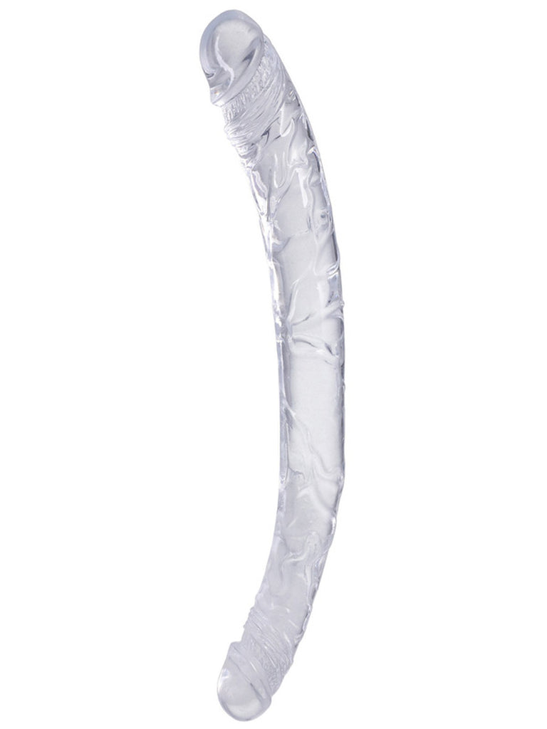 DOUBLE DONG IN A BAG 13 INCH CLEAR