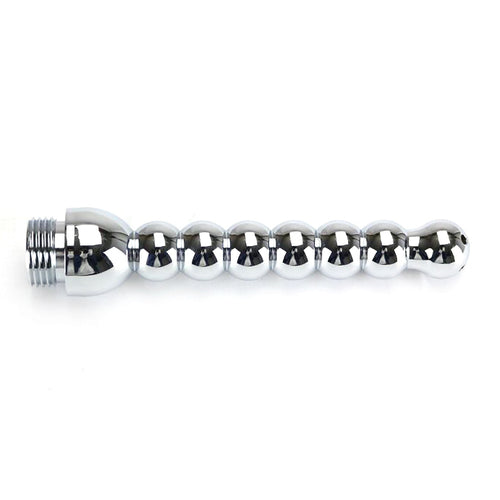 Metal Anal Douche Nozzle Beaded
