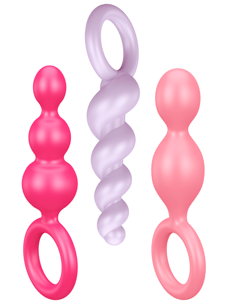 SATISFYER BOOTY CALL SET OF 3 COLOURED