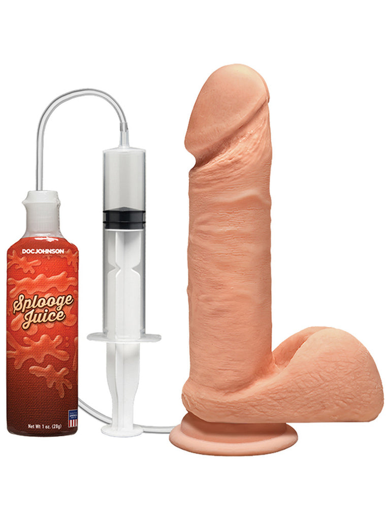 THE D PERFECT D SQUIRTING 7 INCH WITH BALLS ULTRASKYN VANILLA
