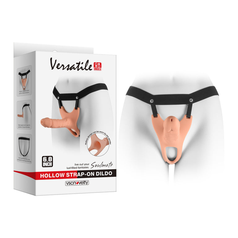 Silicone Hollow Strap-On 6 Inch