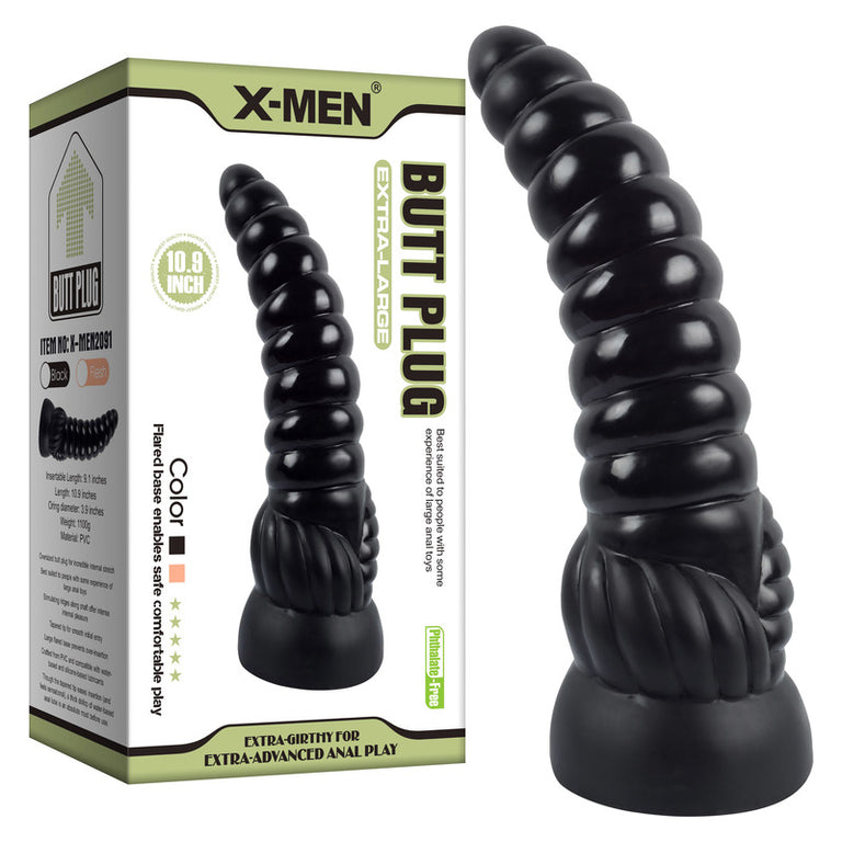 Huge Rippled Octopus Butt Plug