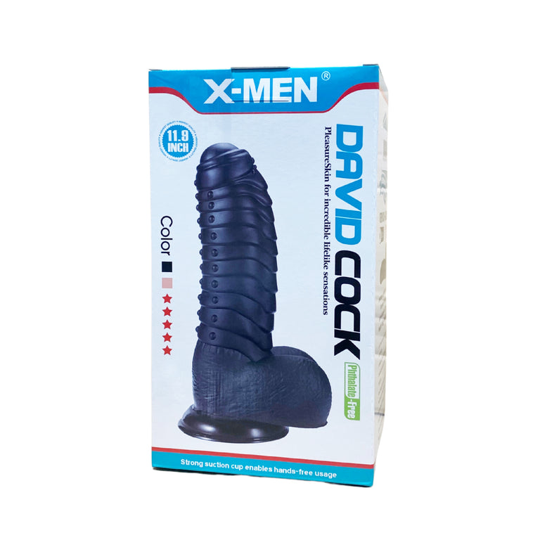 David Cock 11.8-Inch Ridged Dildo