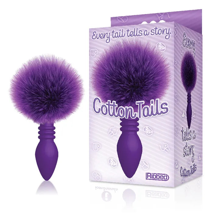 The Cottontails Ribbed Purple