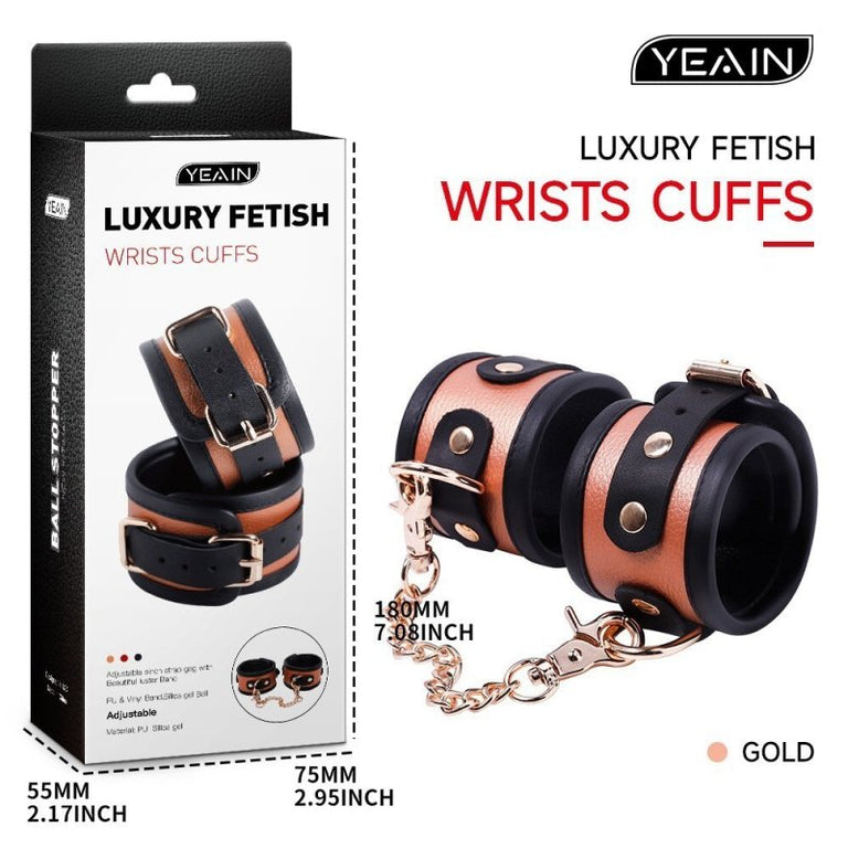 Luxury Fetish Leather Cuffs