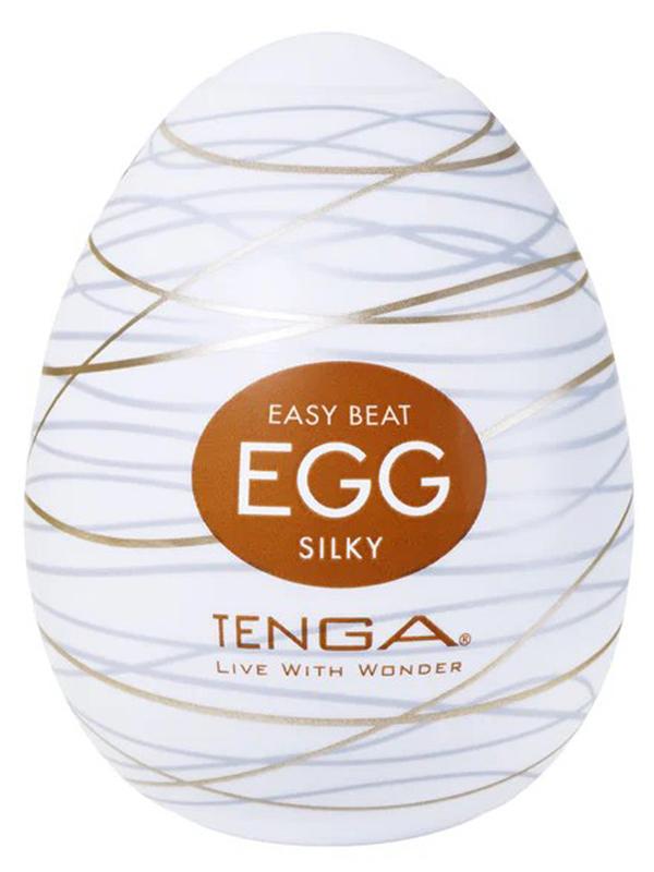 Tenga Egg Silky Masturbator — Clear