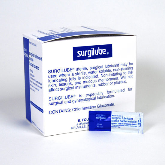 Surgilube Sterile Lubricating Gel 2.7g Sachets Bx144