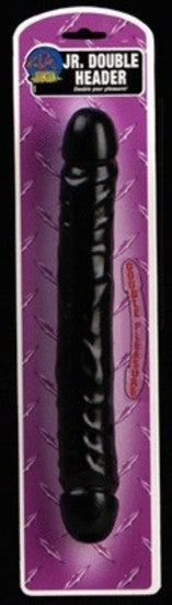 Junior Veined Double Header 12 in Black