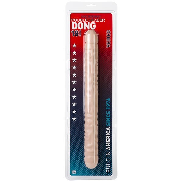 Veined Double Header - 18 in. White