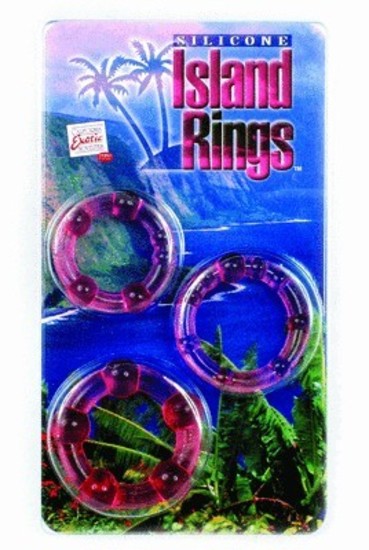 Silicone Island Rings Pink