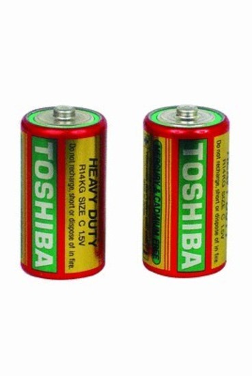 Toshiba C/2 Heavy Duty Batteries (2 Batteries)