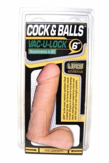 6 in. UR3 Realistic Vac U Lock Cock