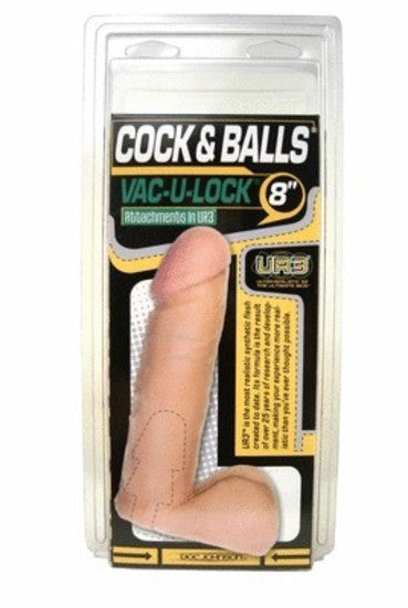 8 in. UR3 Realistic Vac U Lock Cock