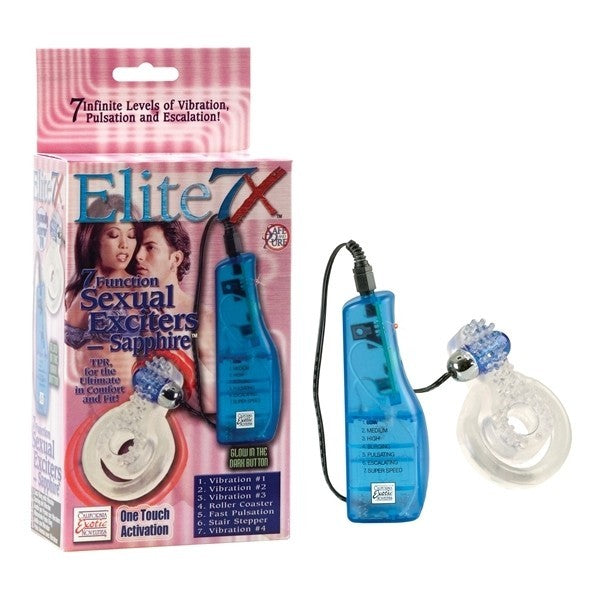 Elite 7X Sexual Exciter Sapphire