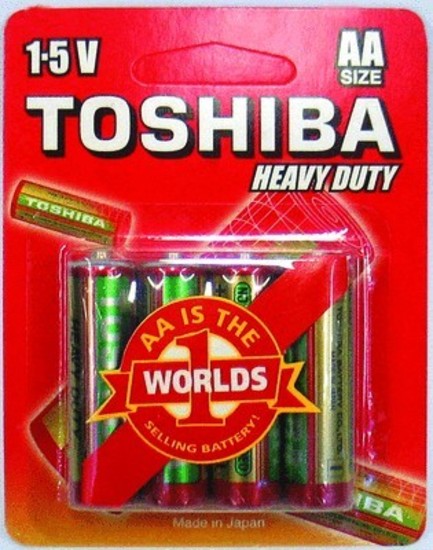 Toshiba AA/4 HD Carded(4 Batteries)
