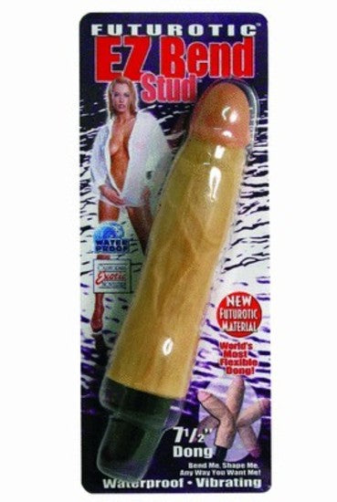 Futurotic EZ Bend Stud 7Â½ in. Dong Waterproof