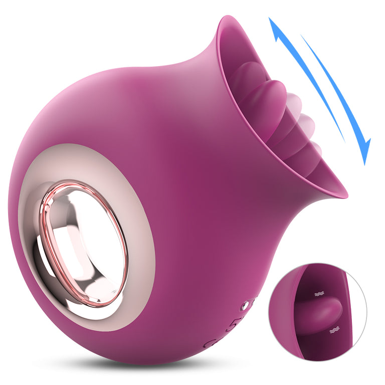 CLEOPATRA - Licking Tongue Vibrator Rose Gold