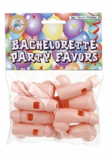 BP Bachelorette Party Pecker Whistles x 8 pcs