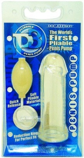 P3 Penis Pump Pliable Clear