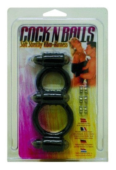 Cock N Balls Soft Stretchy Vibro Harness