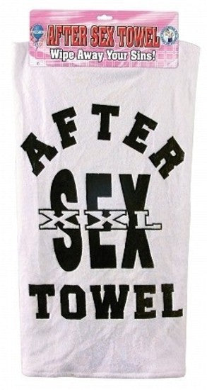 After Sex Towel with Header Card