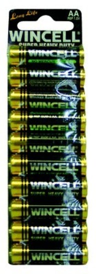 Wincell AA Super Heavy Duty Card (10)