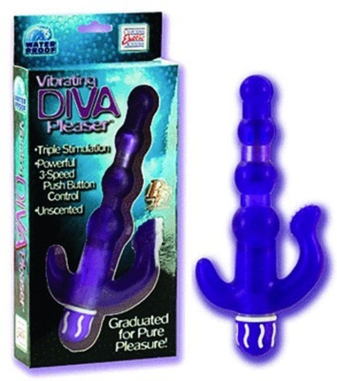Vibrating Diva Pleasure-Purple