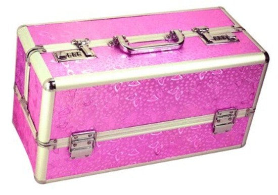 Lockable Large Vibrator Case Pink
