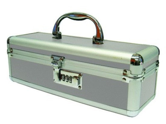 Lockable Vibrator Case - Grey