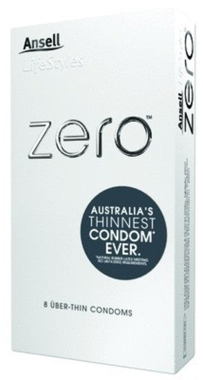 Ansell Lifestyles Zero Uber Thin 8s Condoms