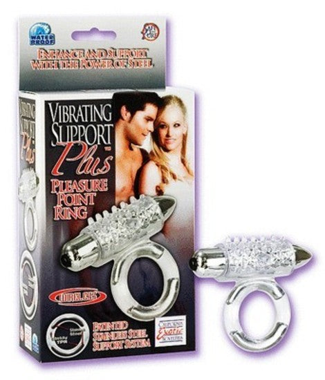 Vibrating Support Plus Pleasure Point Ring