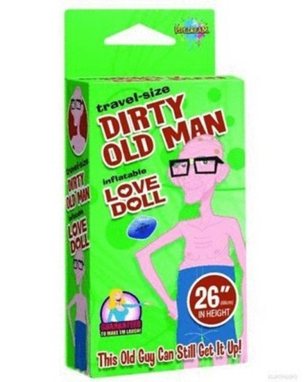 Travel Size Dirty Old Man Inflatable Doll