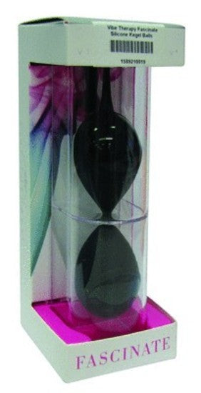 Vibe Therapy Fascinate Silicone Kegel Balls Black