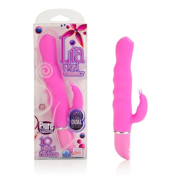 Lia Dual Stimulator Pink