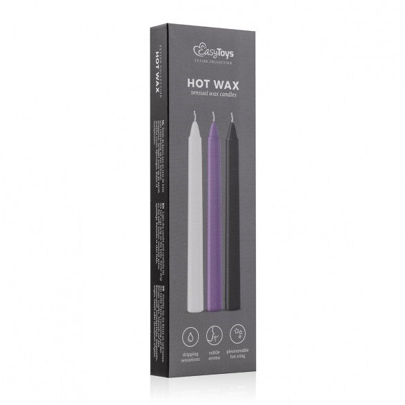 Sensual Hot Wax Candles 3pcs