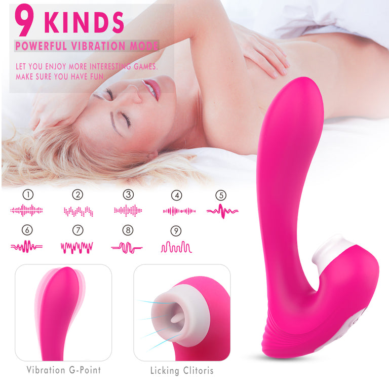 Air-Pulse Clit Licking Stimulator + G-Spot