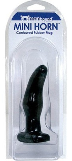 Manbound Mini Horn Contoured Rubber Dildo