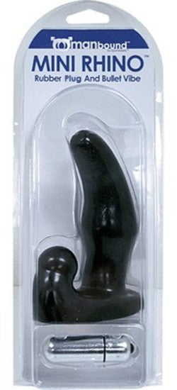 Manbound Mini Rhino Rubber Plug and Bullet Vibe