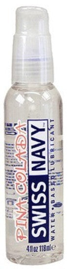 Swiss Navy Water Base Flavored Lubricant Pina Colada 4oz / 118ml